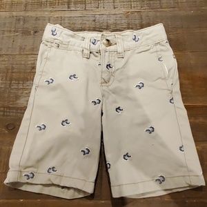 Boy's Casual shorts with Embroidered Sneakers